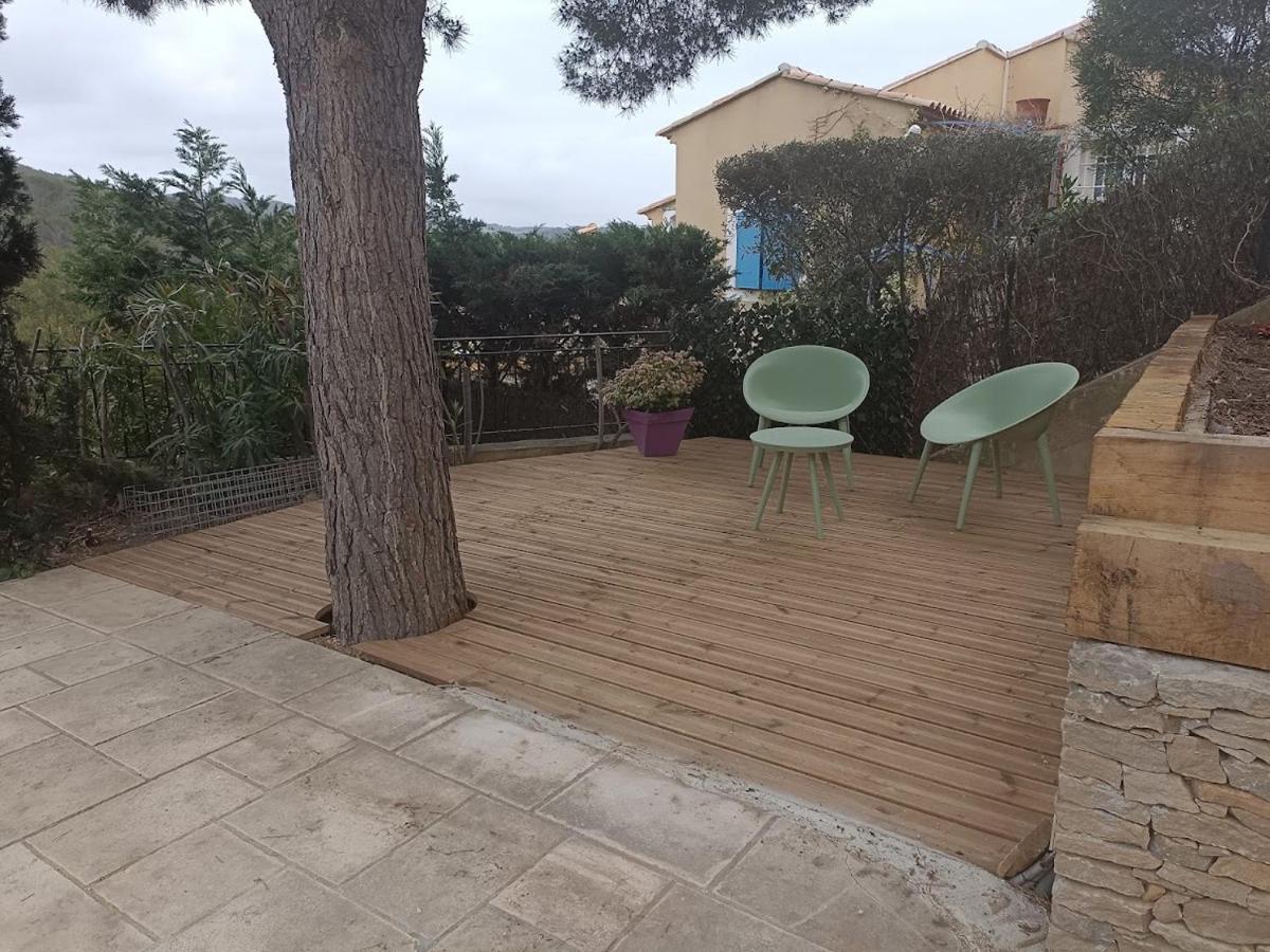 La Madrague- 2P Avec Piscine Privative Apartment Сен Сир сюр Мер Екстериор снимка